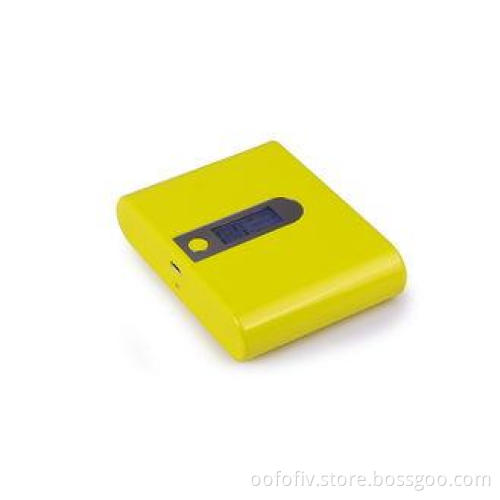 Yellow 12000mAh Portable Cell Phone Power Bank for Ipad 4 ,
